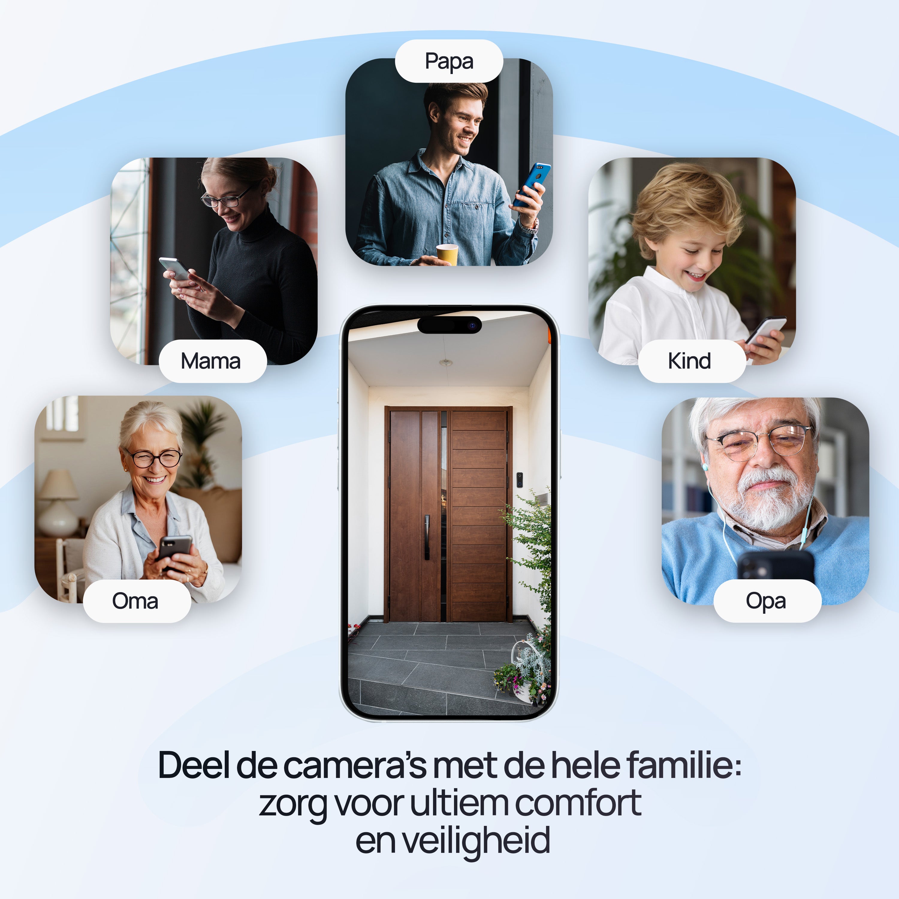 Protectly® Slimme Draadloze Video Deurbel 4K Beeldkwaliteit