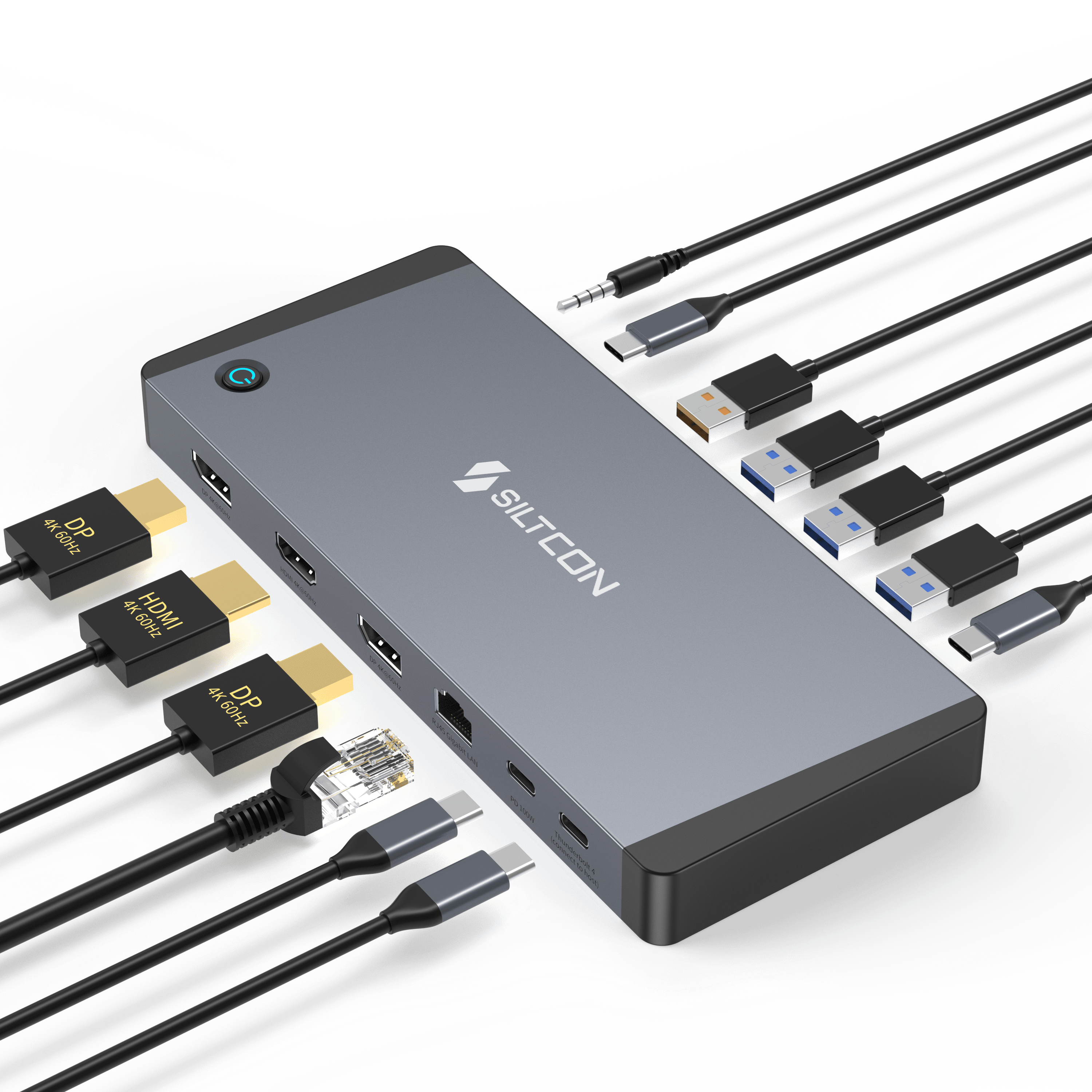 Siltcon® 14 in 1 - Docking Station Laptop