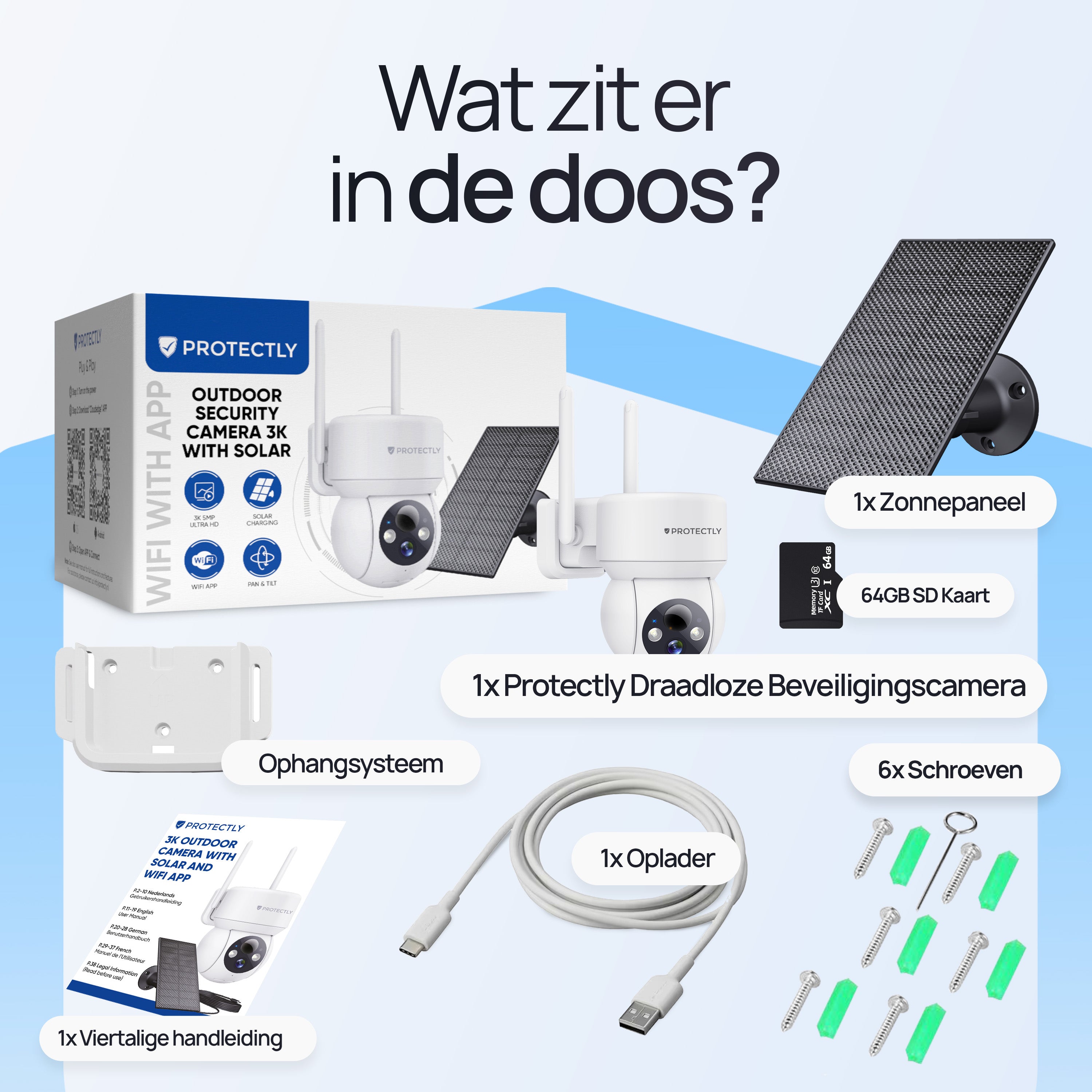 Protectly® Wireless Outdoor Security Camera