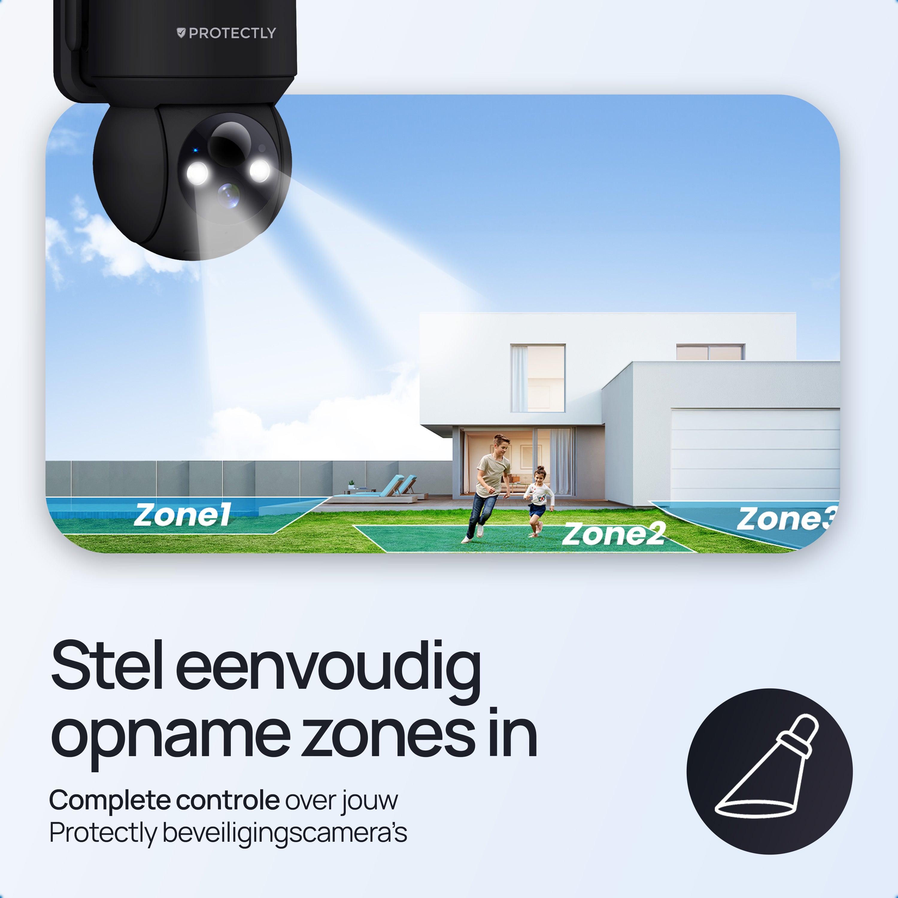 Protectly® Wireless Outdoor Security Camera