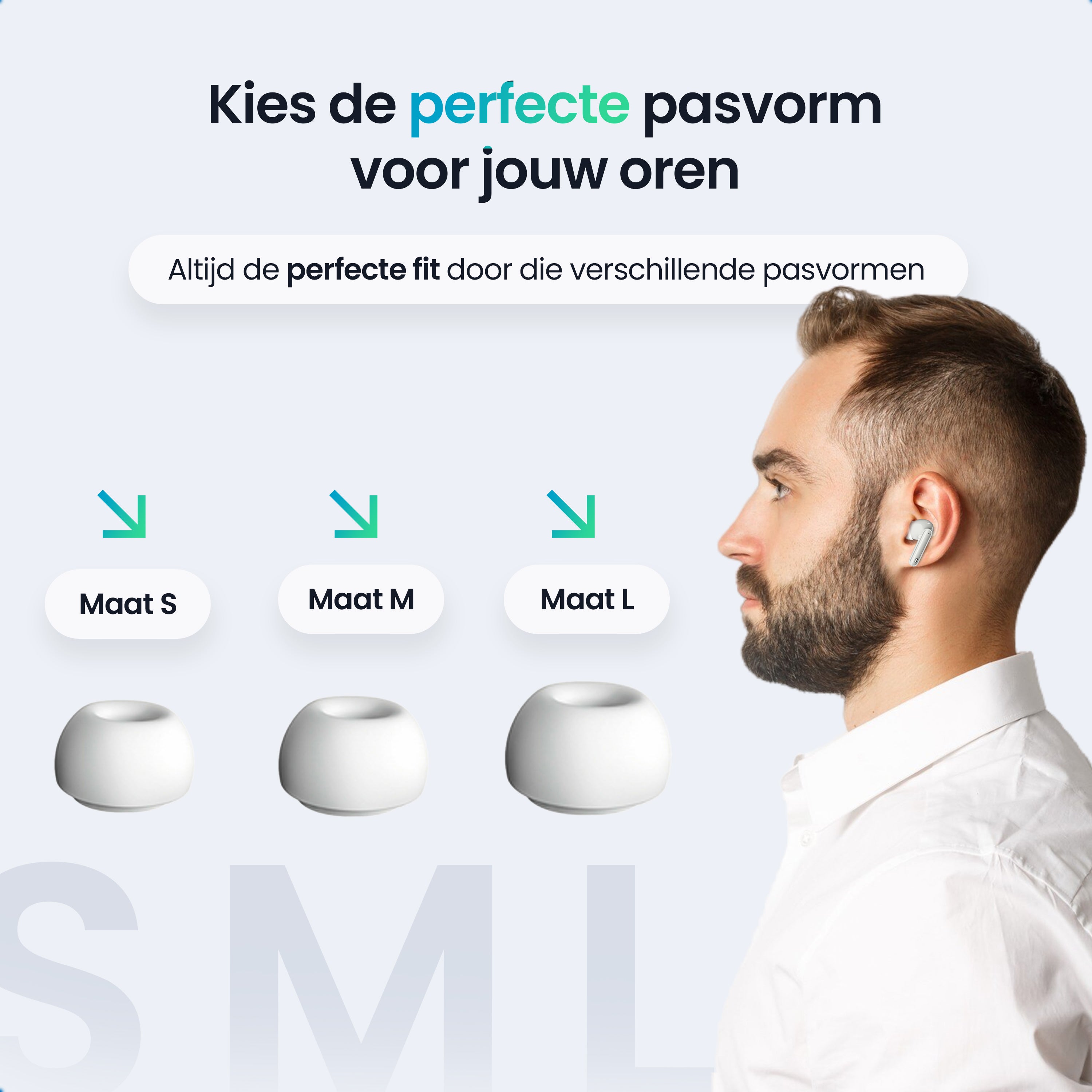 Siltcon SoundWave Pro 1 – Draadloze Oordopjes - Android & Iphone