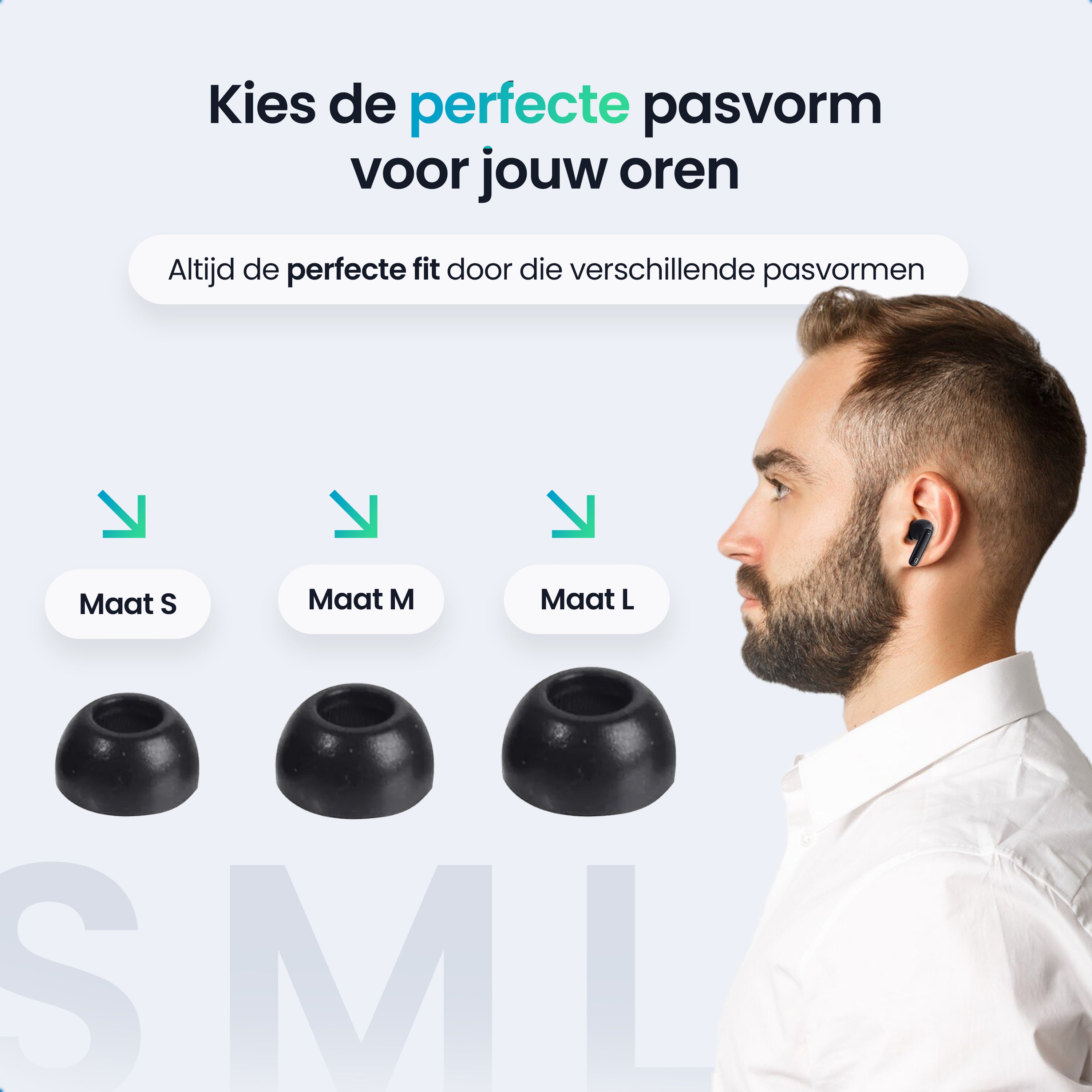 Siltcon SoundWave Pro 1 – Draadloze Bluetooth Oordopjes