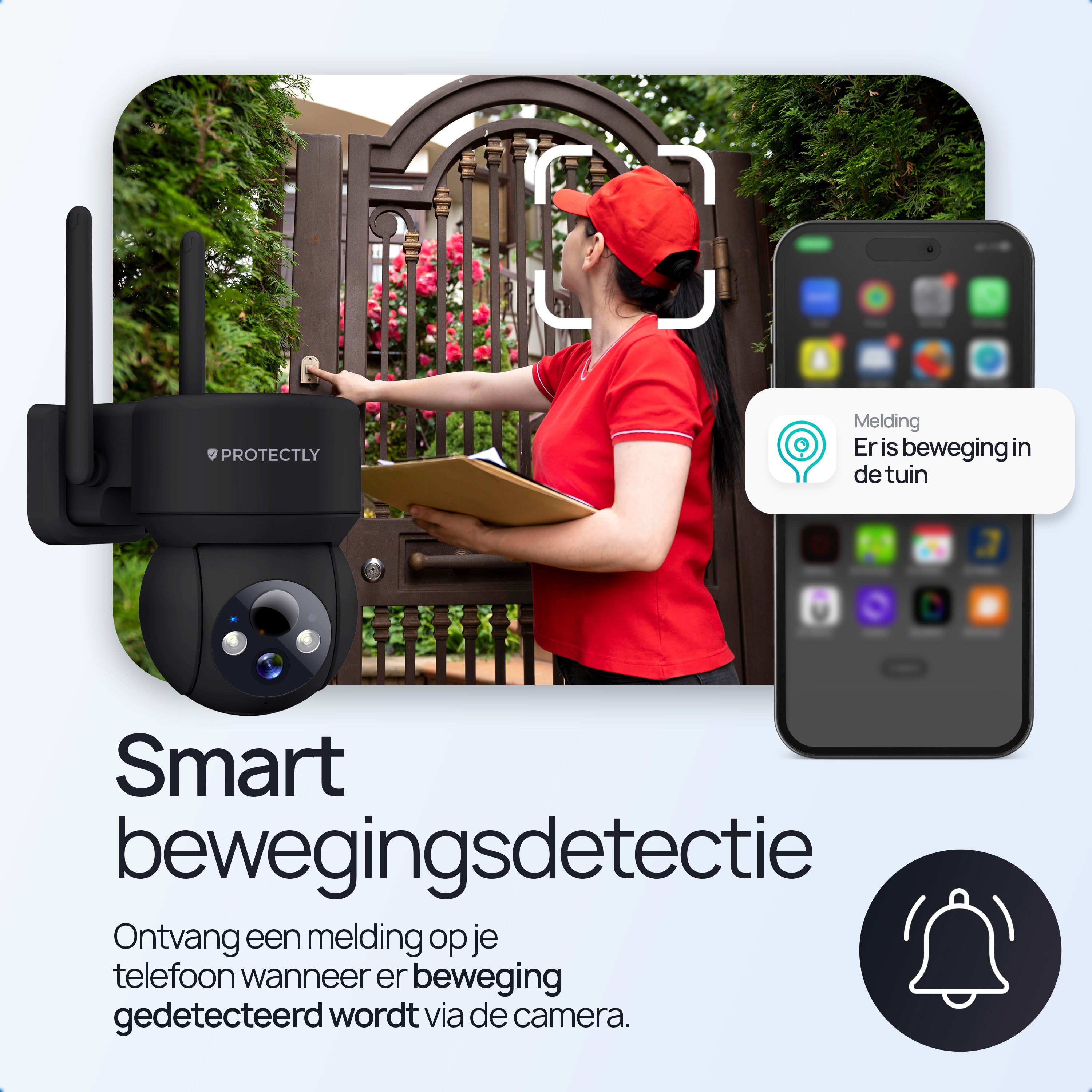 Protectly® Wireless Outdoor Security Camera