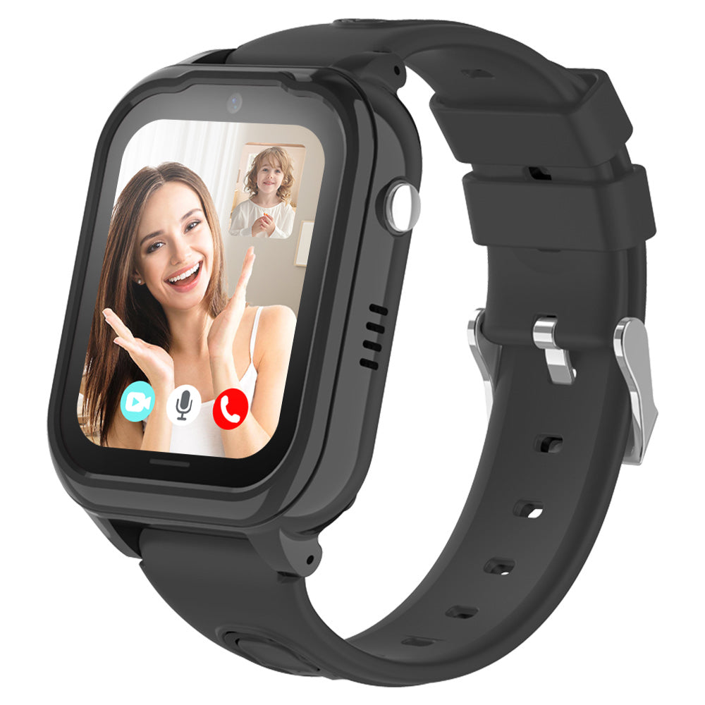 Protectly® Smartwatch Kinderen - GPS Horloge Kind Met Simkaart - 4G - Videobellen - HD Camera - SOS-Knop - Whatsapp en SMS - Elke polsmaat - Incl. Simkaart