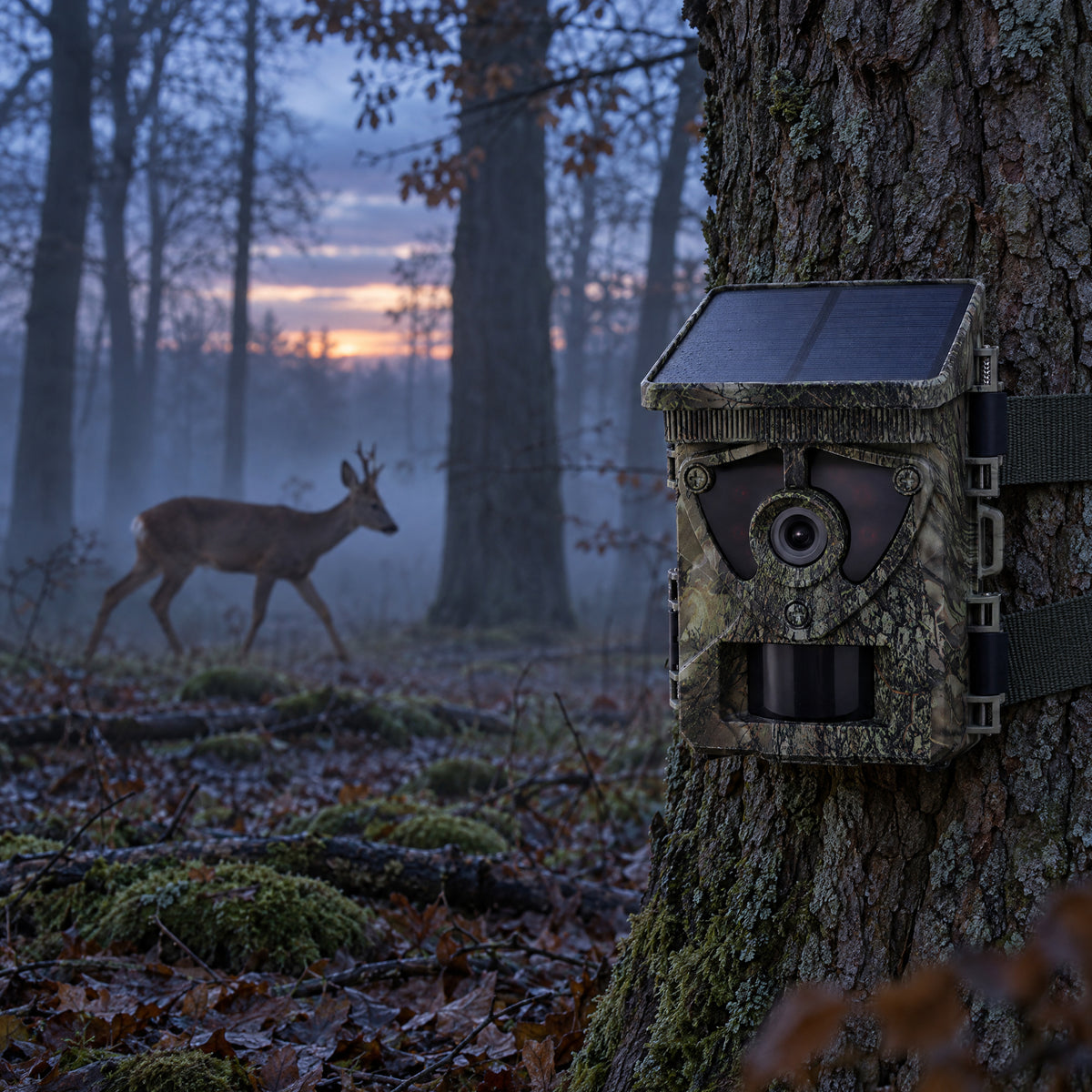 Siltcon® Wildlife Camera with Solar Panel 8K
