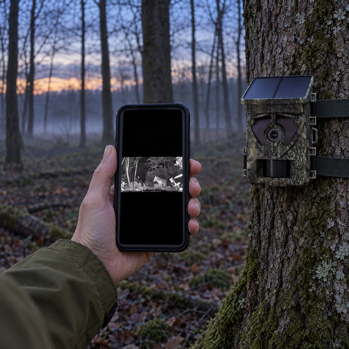 Siltcon® Wildlife Camera with Solar Panel 8K