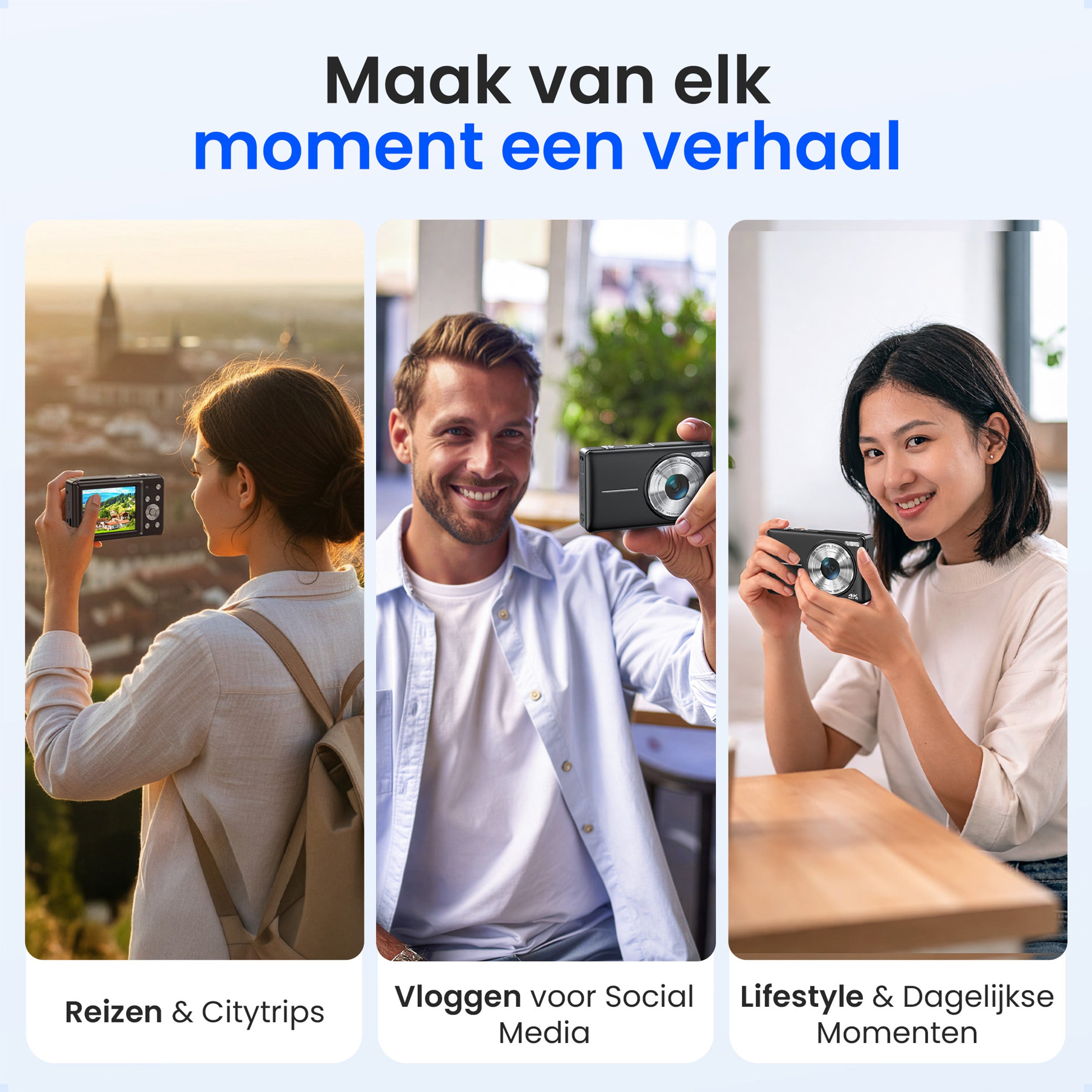 Siltcon Digitale Camera - 4K Zwart