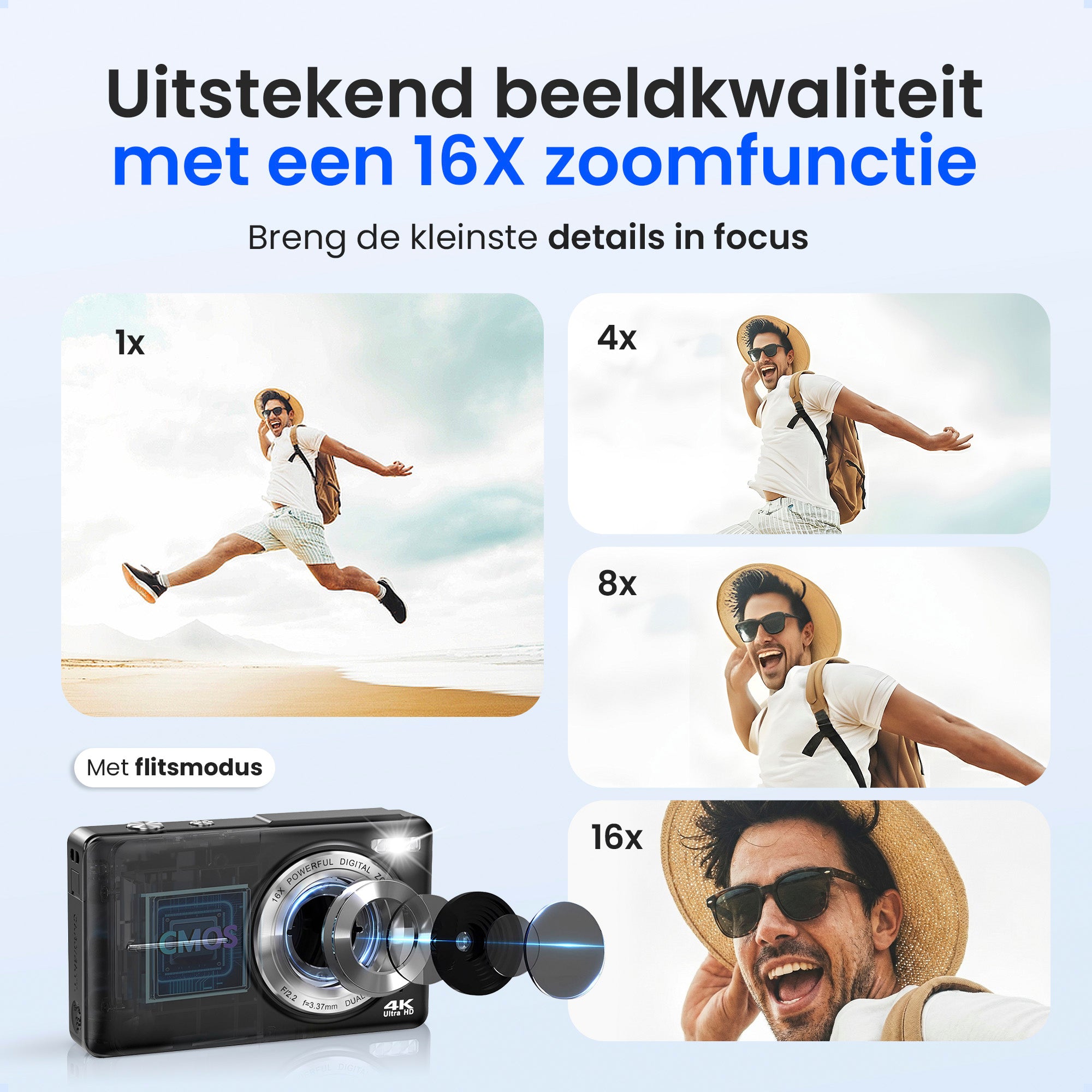 Siltcon Digitale Camera - 4K Zwart