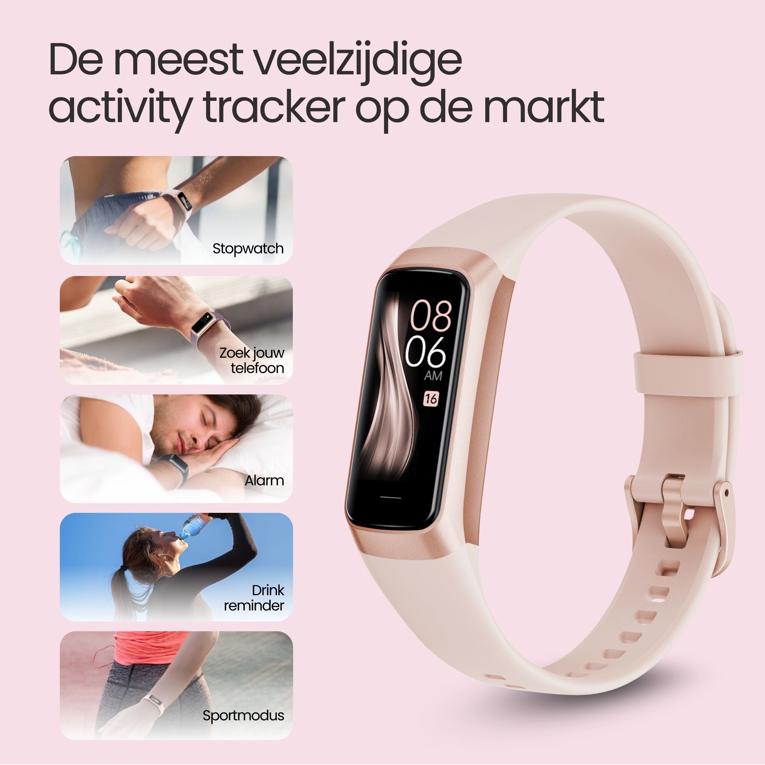 Siltcon® Vitéa Activity Tracker – Stappenteller Horloge