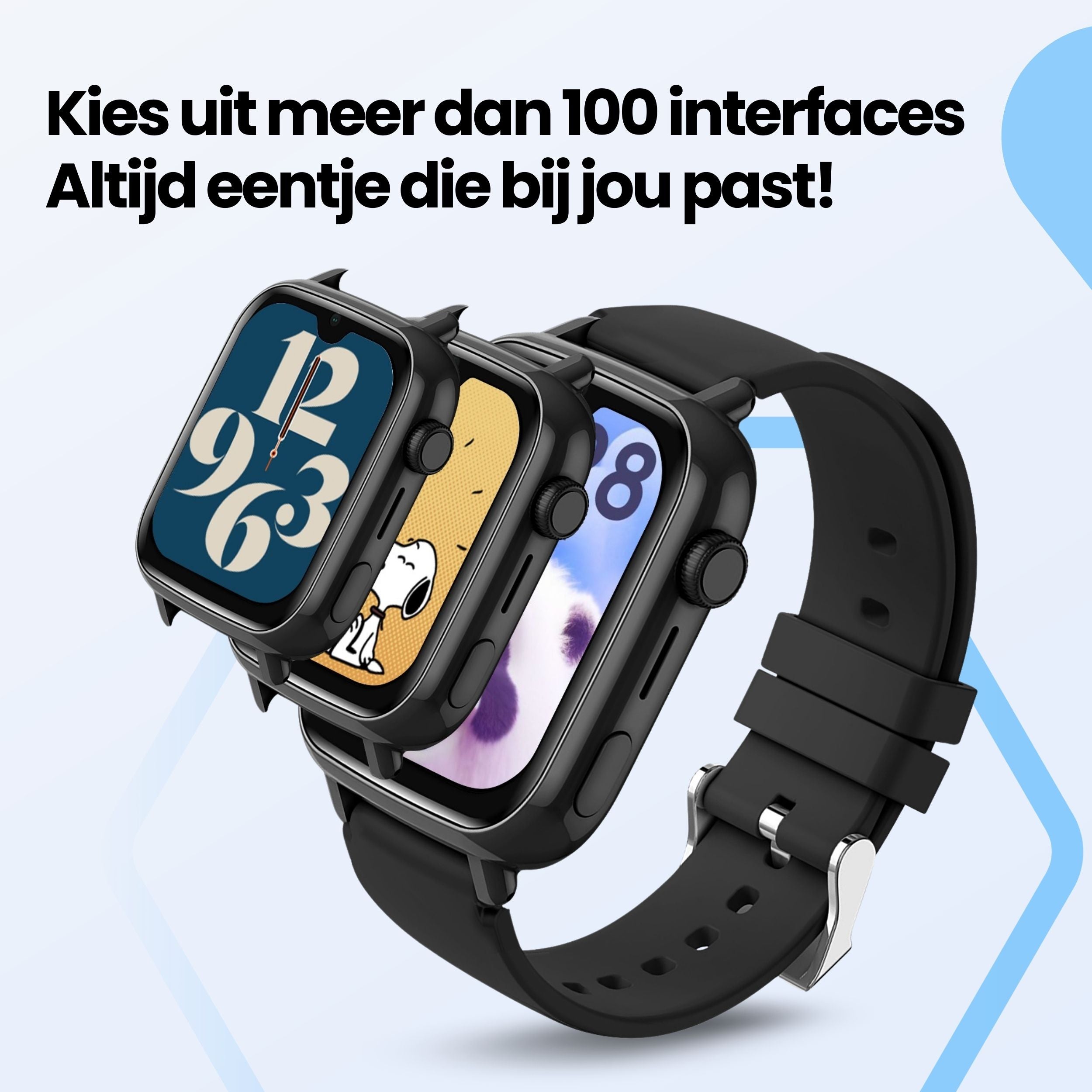 Protectly Kinder GPS Horloge – Smartwatch kind met bellen – GPS & SOS