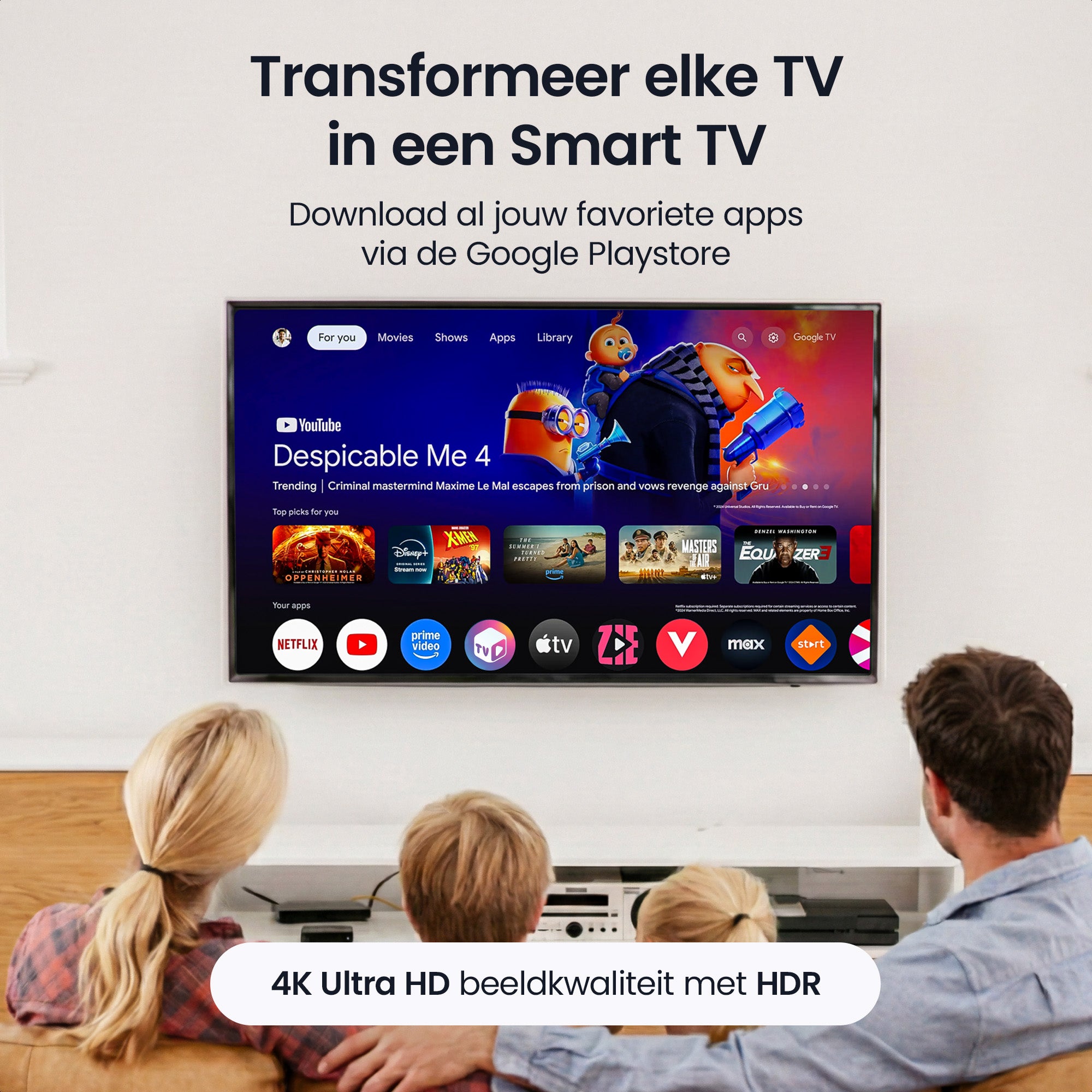 Siltcon® Android TV Box 4K HDR – Streaming Box