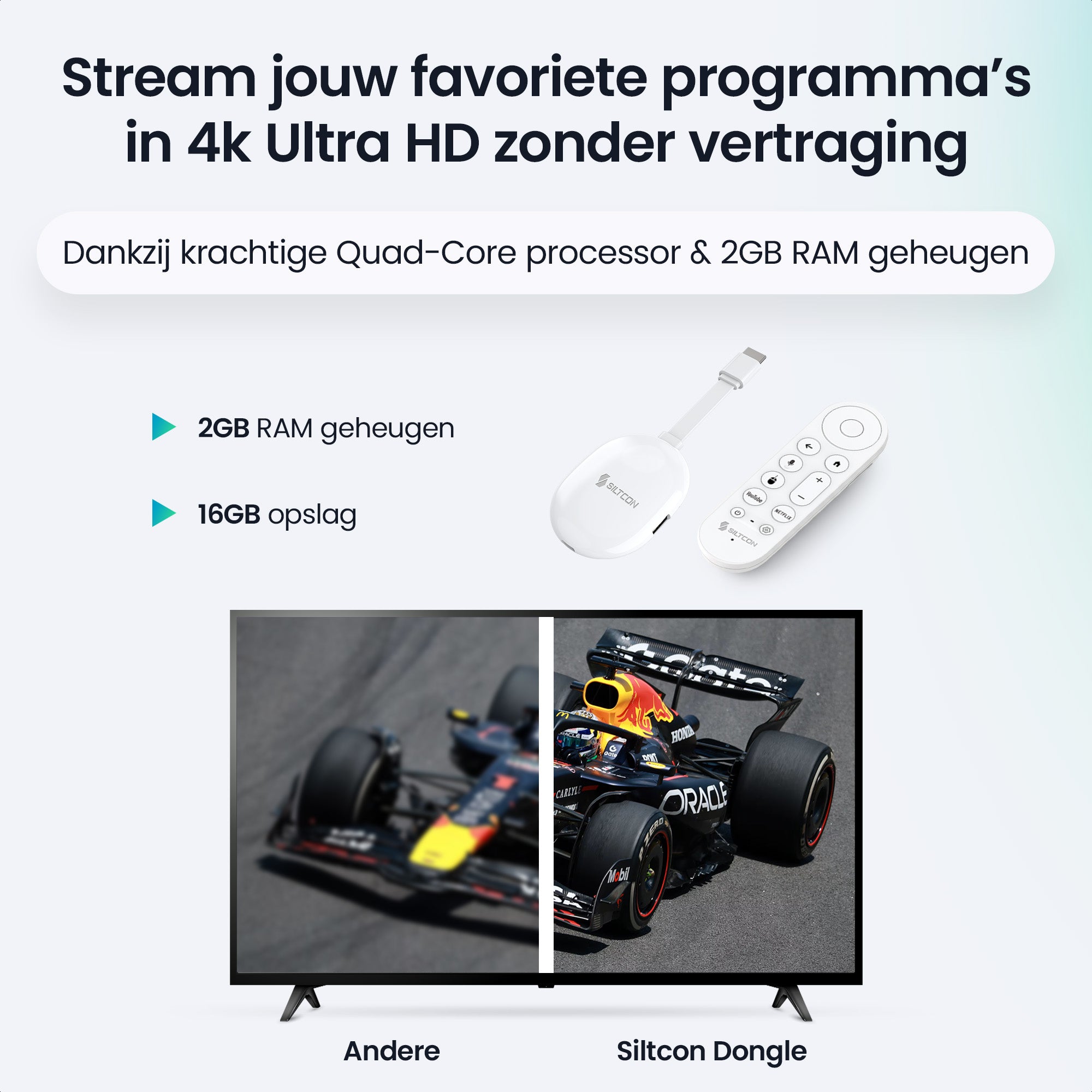 Siltcon® Android TV Box 4K HDR – Streaming Box