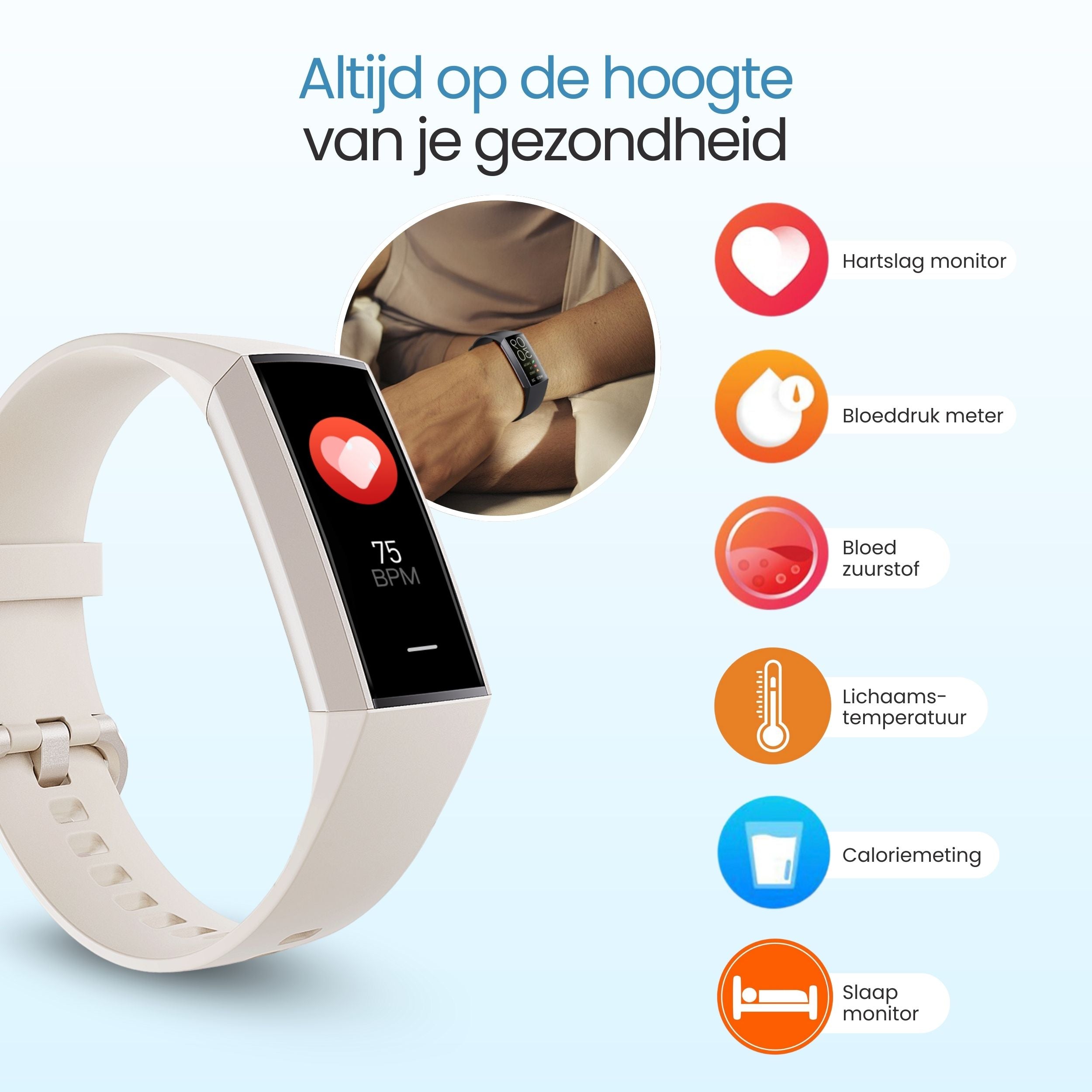 Siltcon® Activity Tracker Pro – Stappenteller Horloge