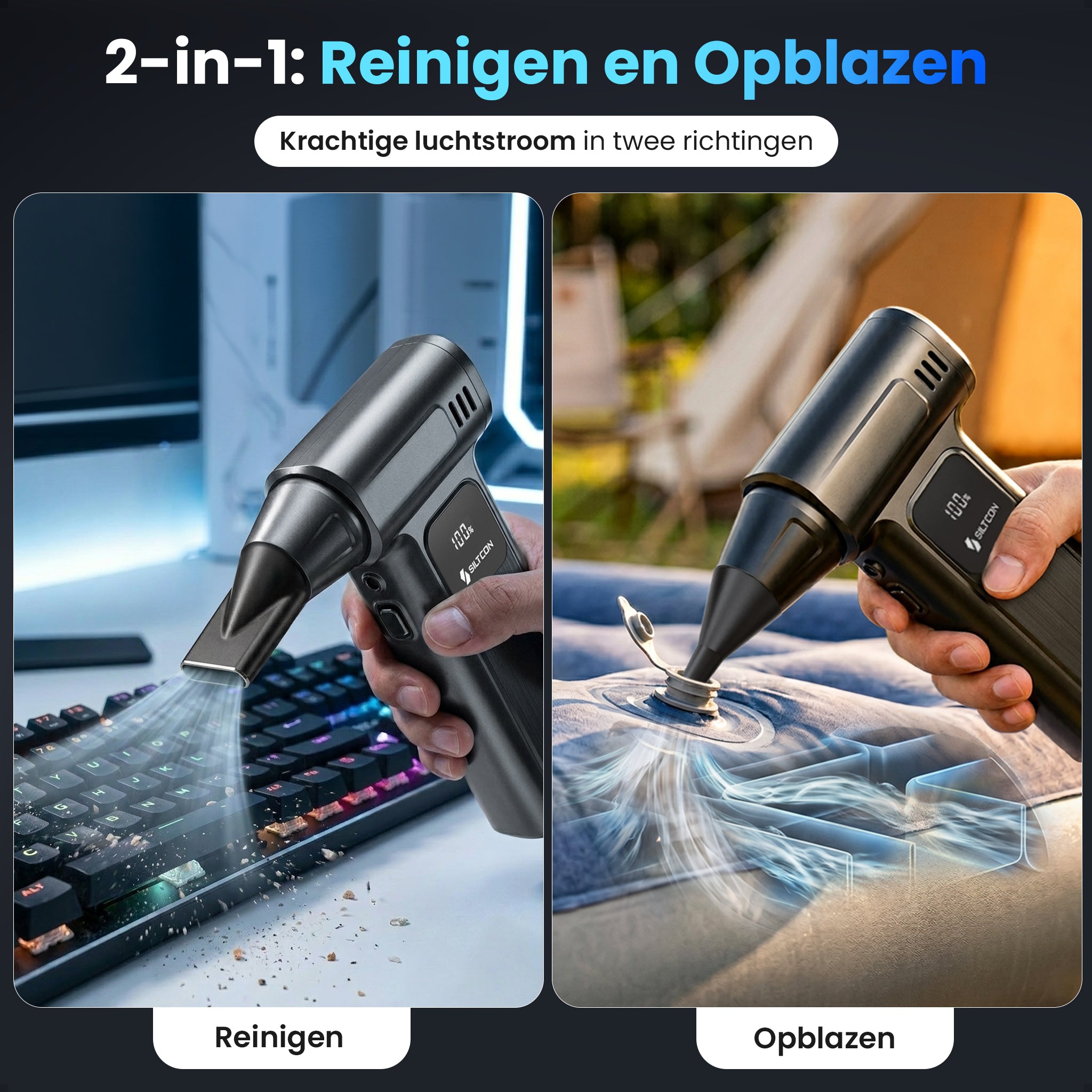Siltcon® Air Duster Draadloos