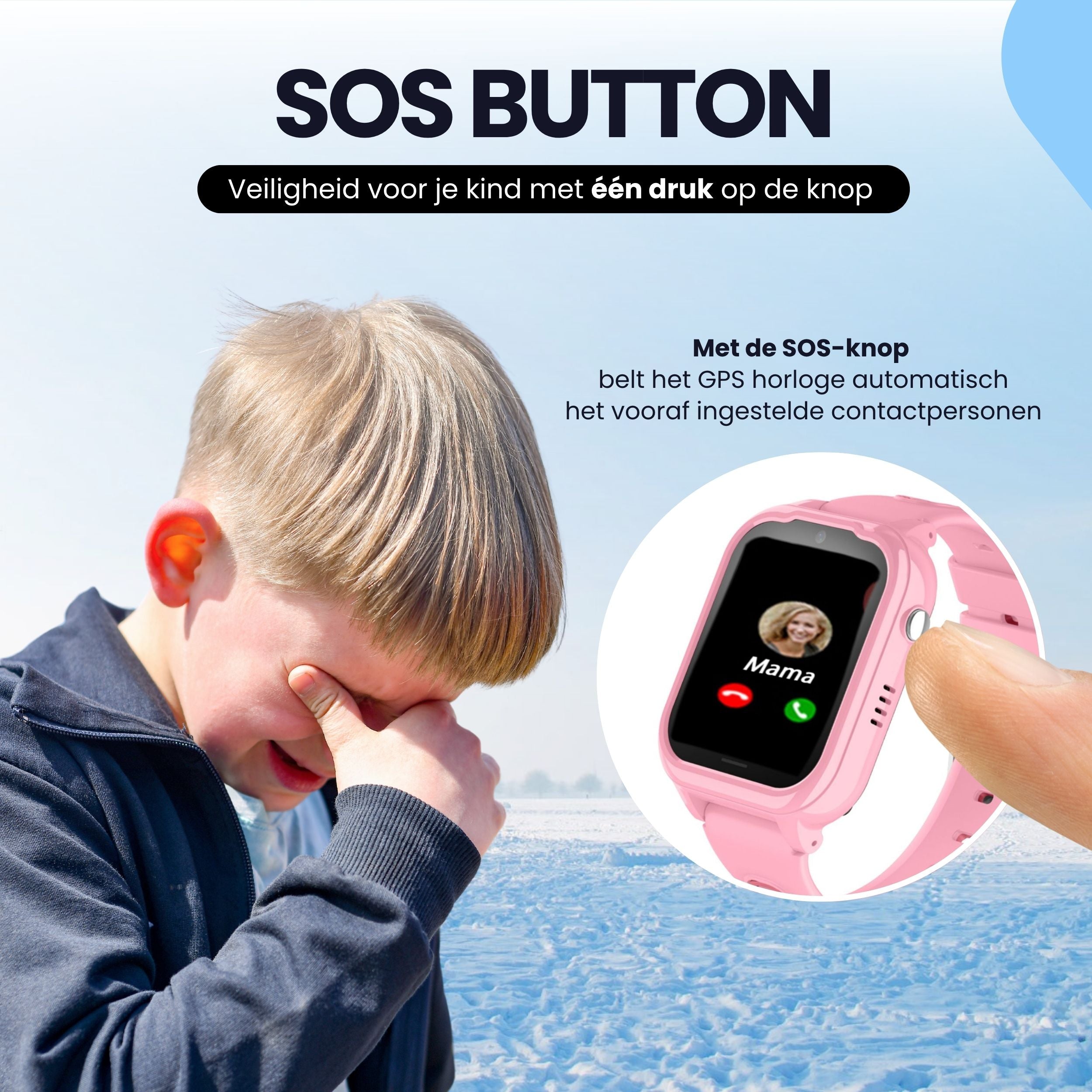 Protectly Kids Smartwatch – GPS horloge kinderen – Smartwatch kind met