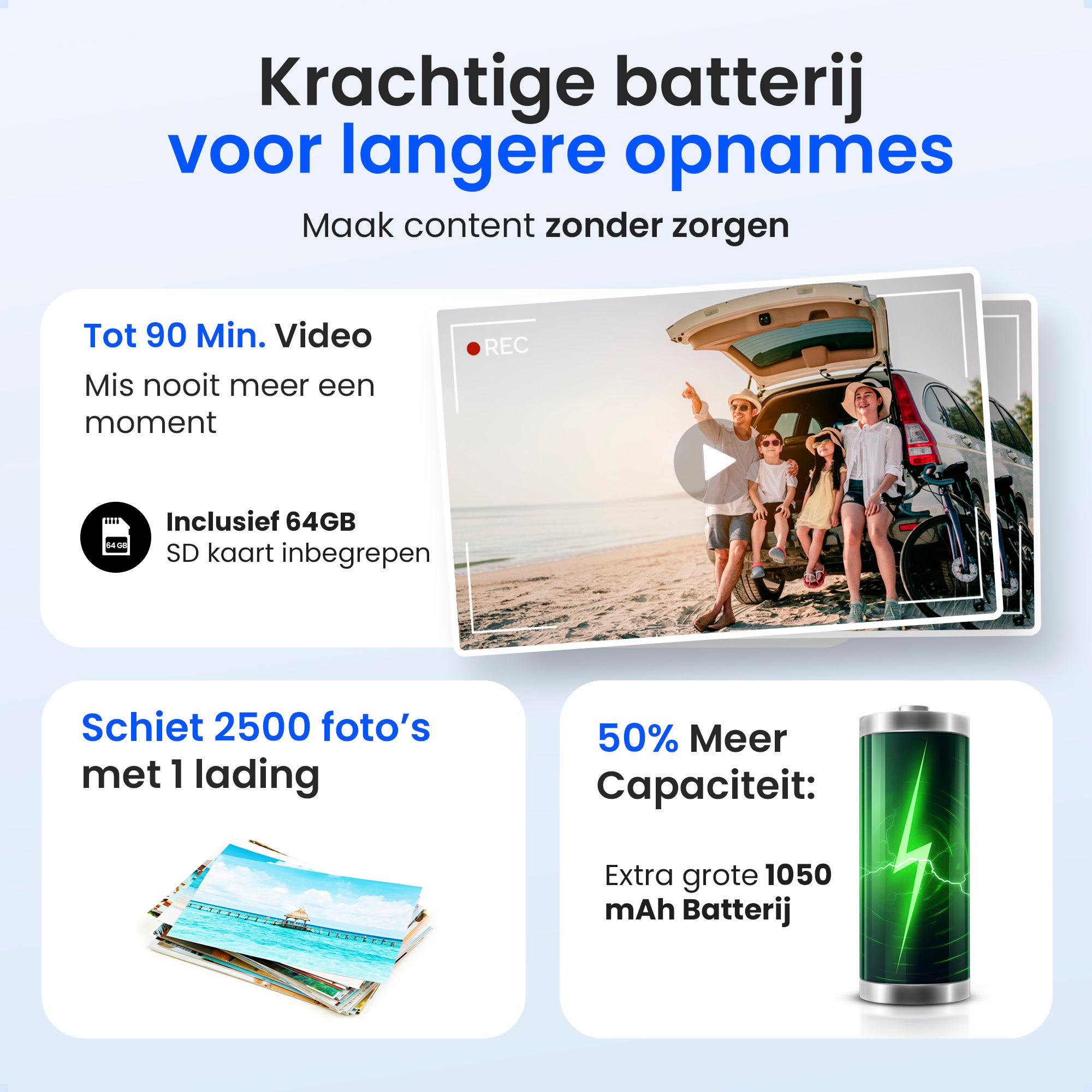 Siltcon Digitale Camera - 4K Zwart