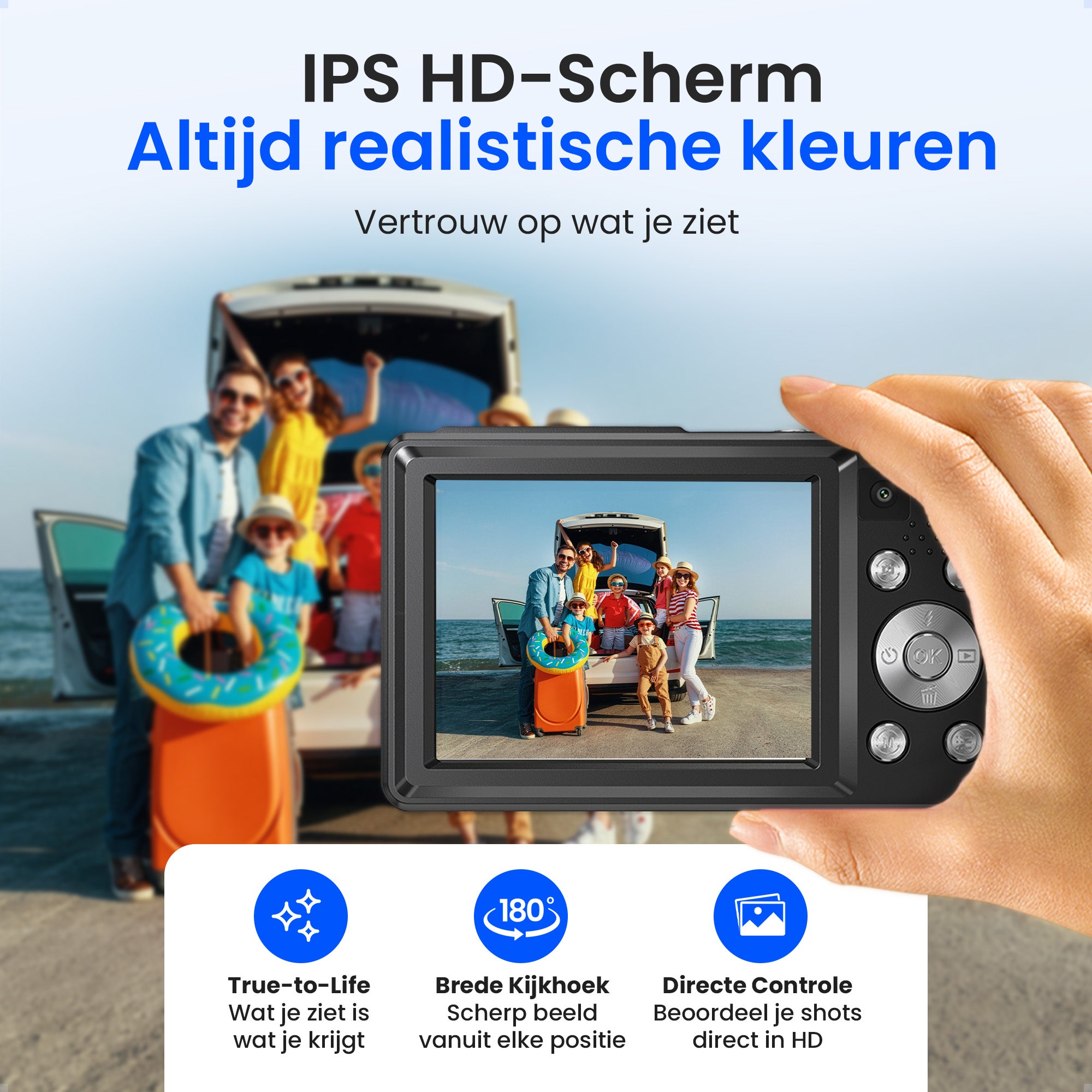 Siltcon Digitale Camera - 4K Zwart