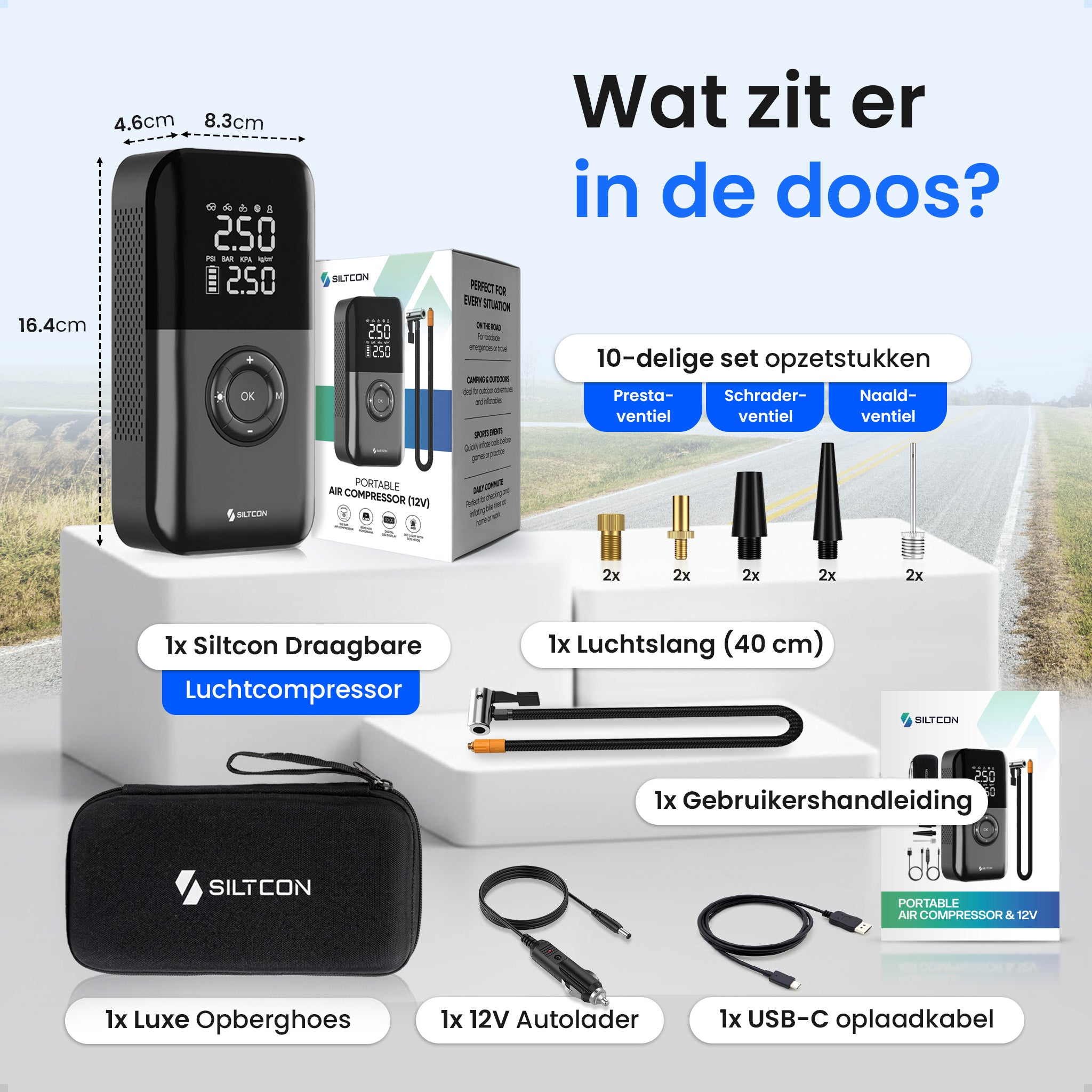 Siltcon® Elektrische Luchtcompressor