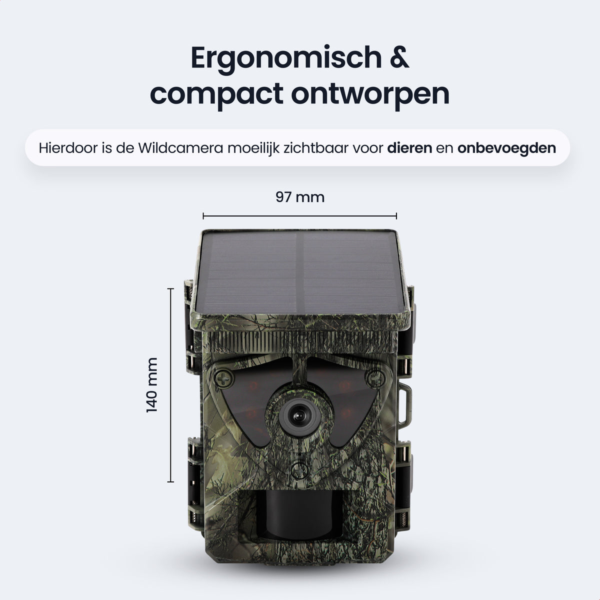 Siltcon® Wildlife Camera with Solar Panel 8K