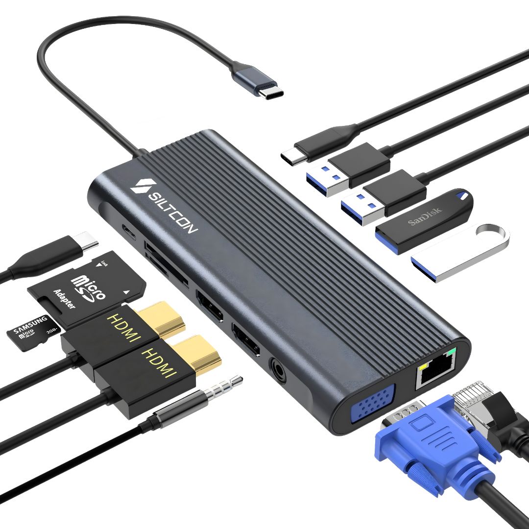 Siltcon 13-in-1 USB-C Hub