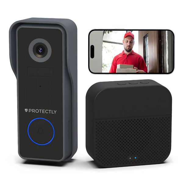 Protectly 2K Video Deurbel Draadloos