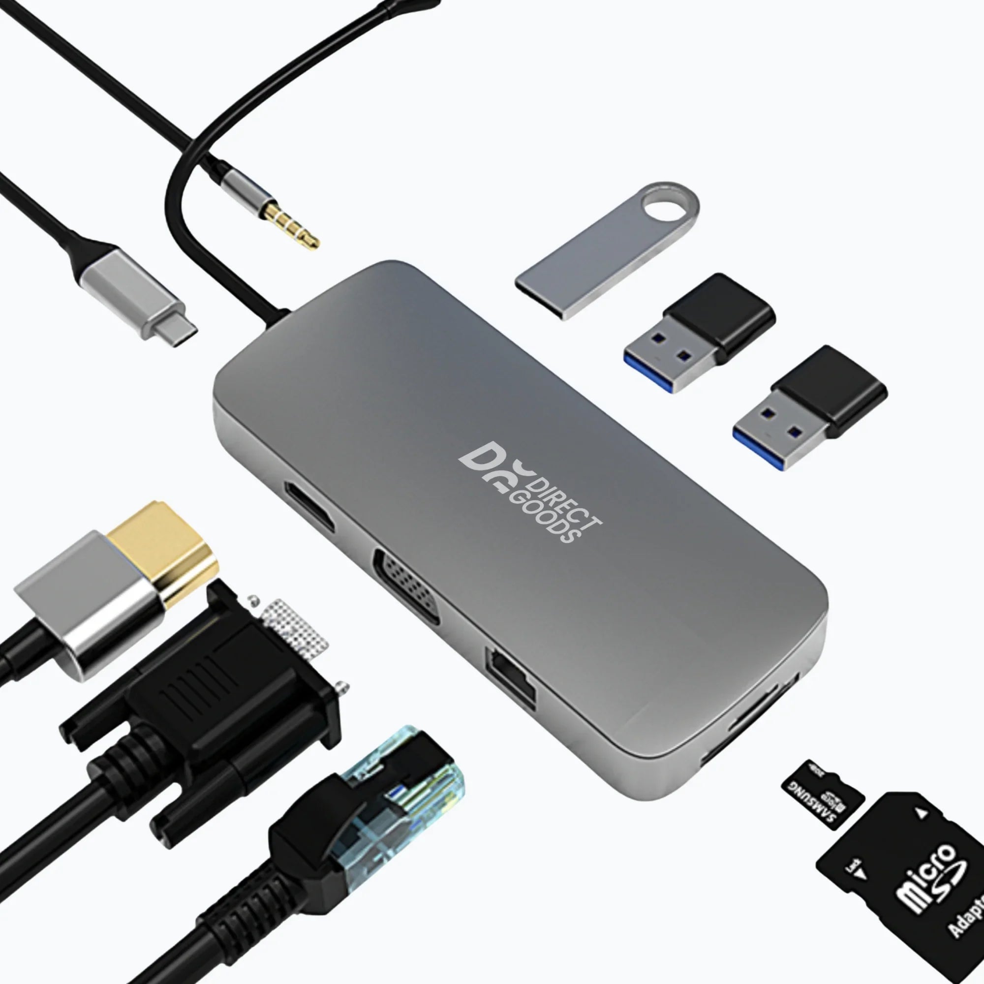 Siltcon 10-in-1 USB-C Hub voor Laptop