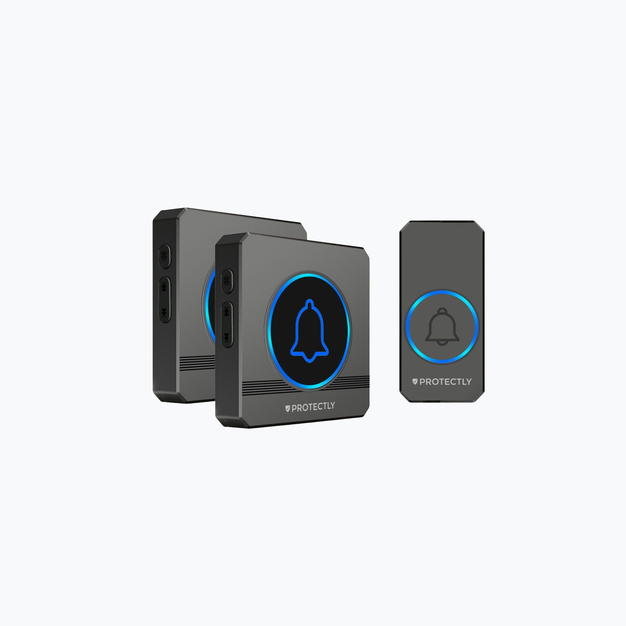 Protectly Draadloze Deurbel met 2 Ontvangers & LED-indicatie