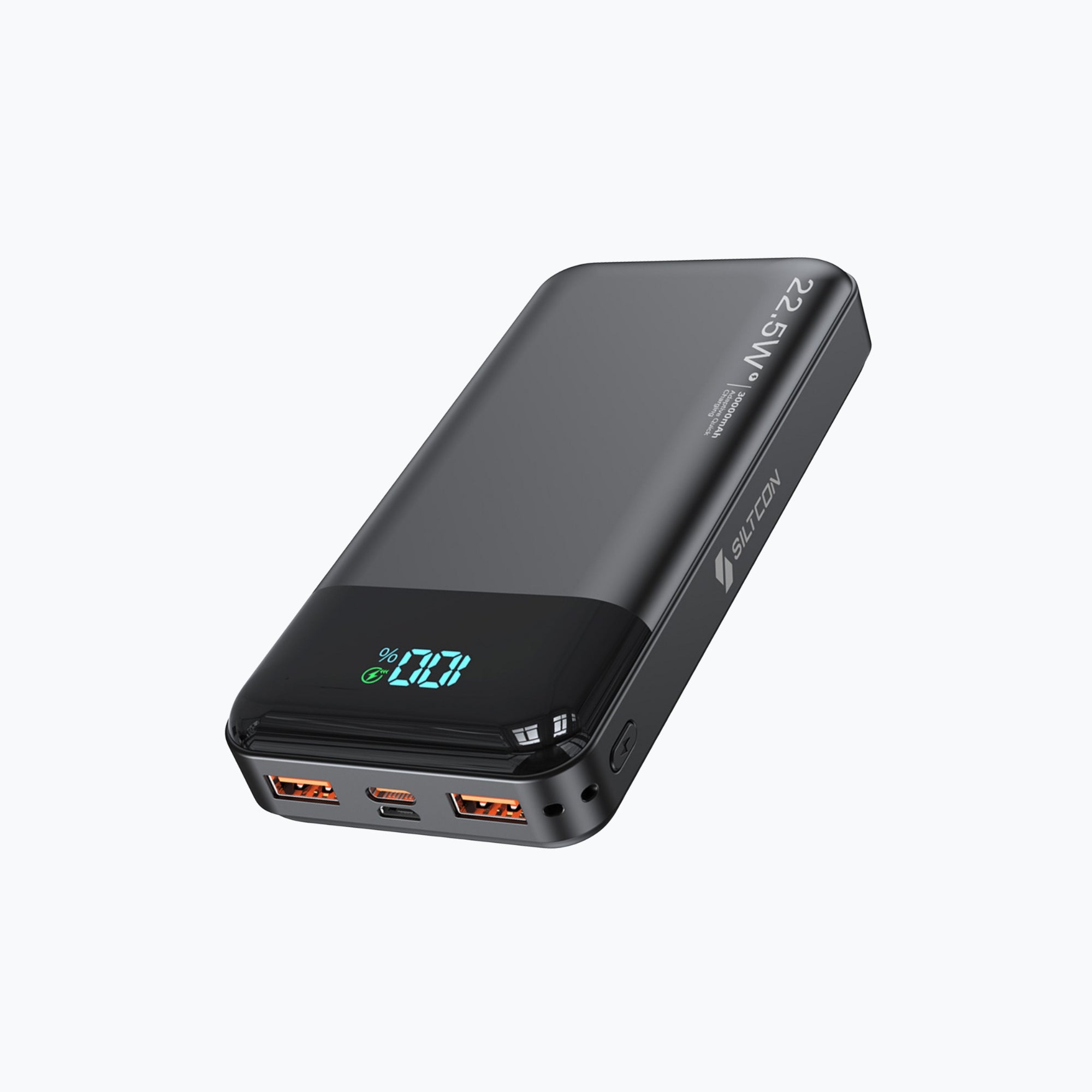 Siltcon Powerbank 30000 mAh – Snelladen & LED Display