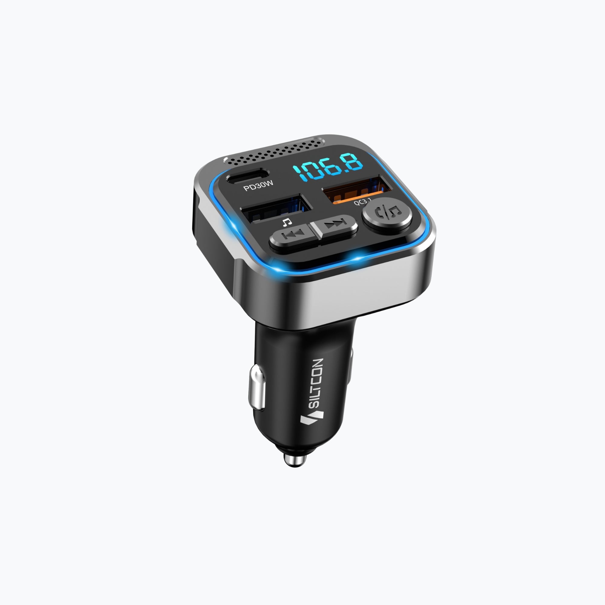 Siltcon Bluetooth FM Transmitter Auto
