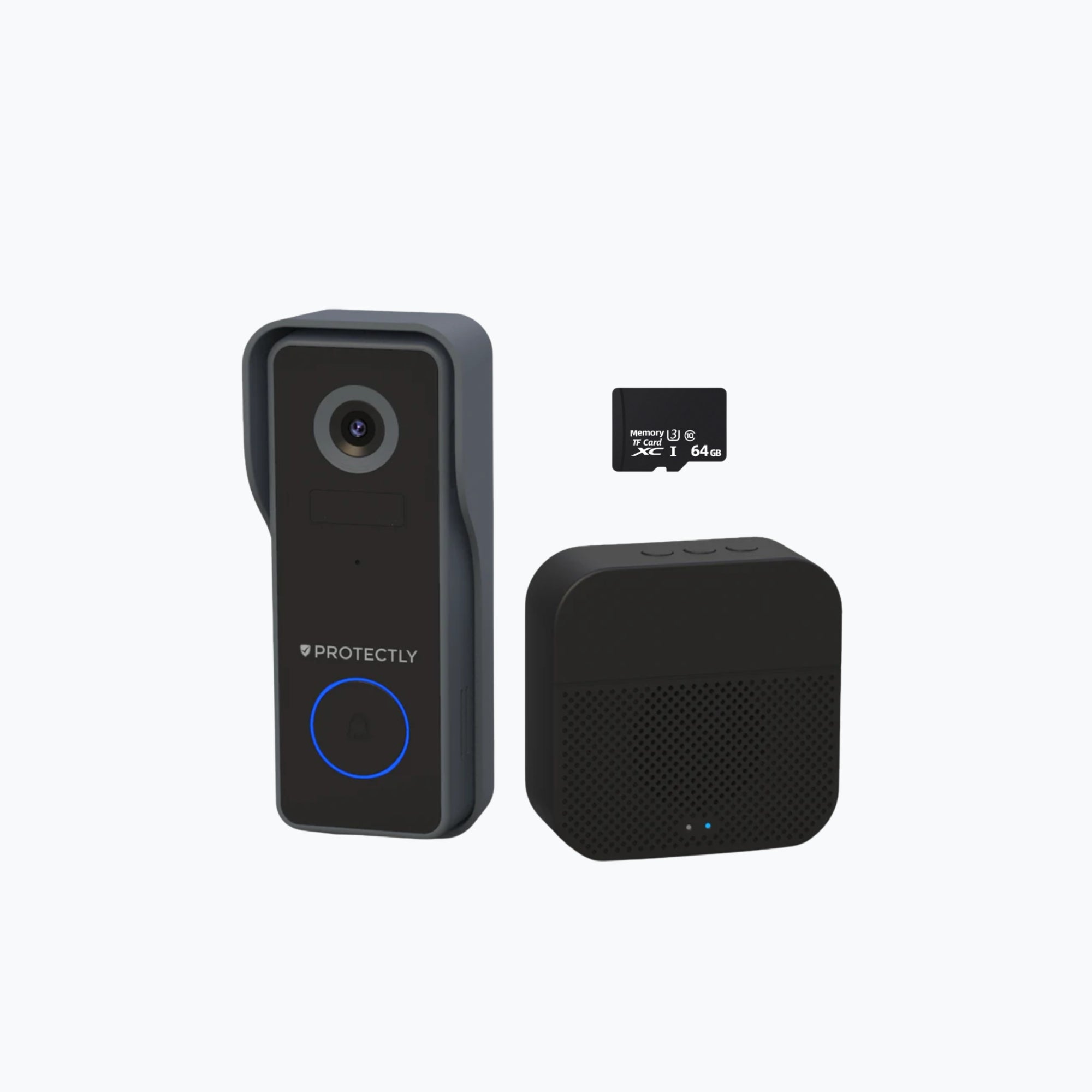 Protectly 2K Video Deurbel Draadloos