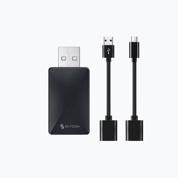2-in-1 CarPlay en Android Auto draadloze adapter, 2024, dual systeem, automatische omschakeling, plug-and-play dongle, Carplay-adapter, compatibel met 99% automodellen, ondersteunt iOS10 Android11 2-in-1 CarPlay en Android Auto draadloze adapter, 2024, dual systeem, automatische omschakeling, plug-and-play dongle, Carplay-adapter, compatibel met 99% automodellen, ondersteunt iOS10 Android11