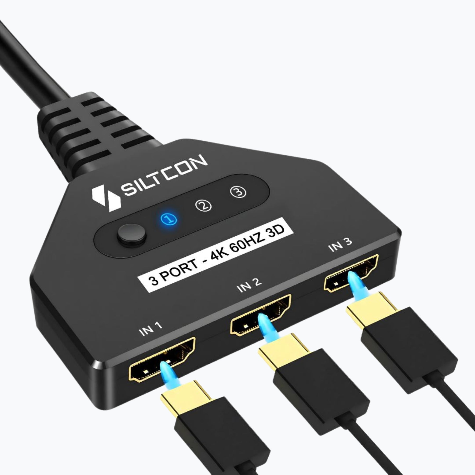 Siltcon HDMI Switch 3 in 1 – 4K