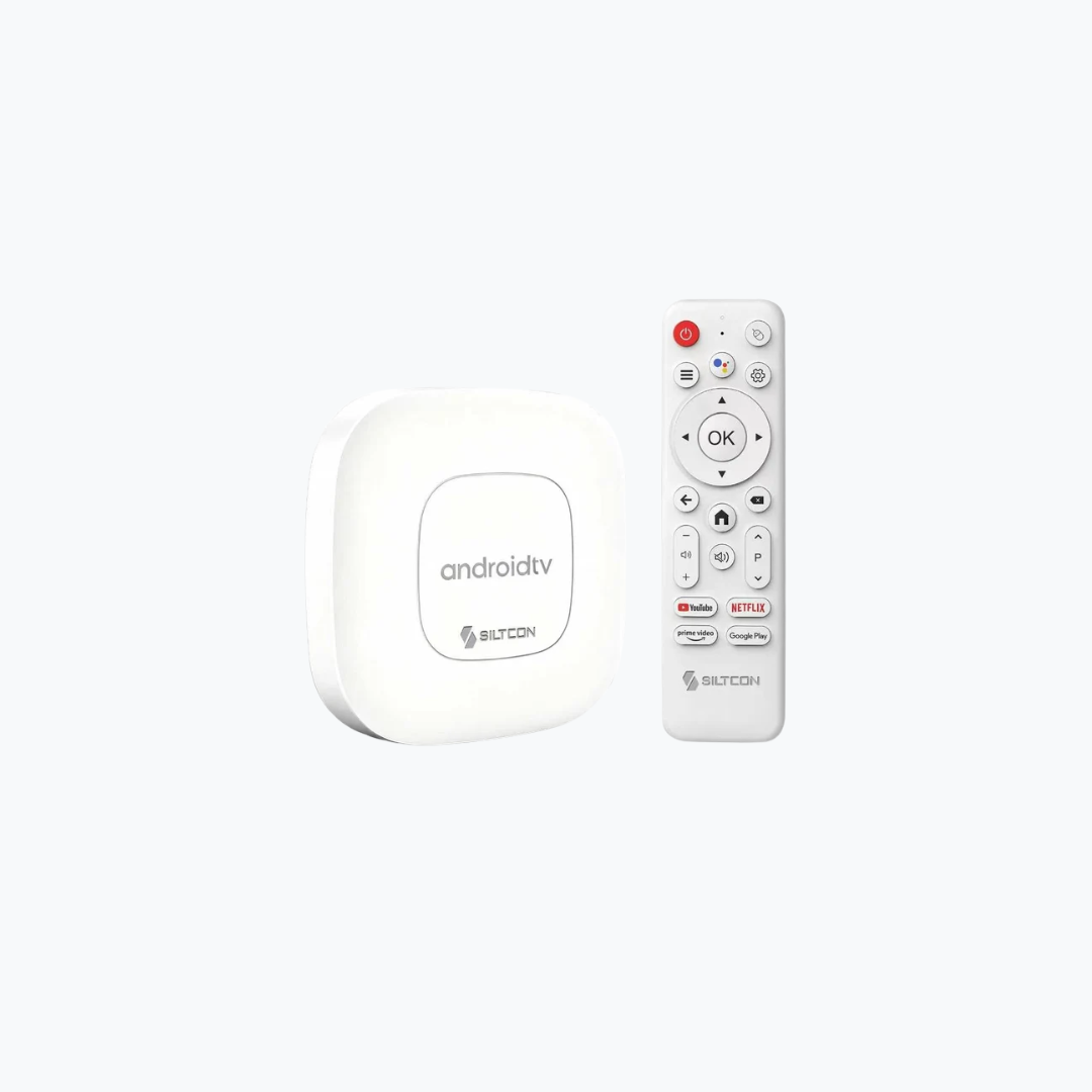 Siltcon® Android TV Box 4K & 8K HDR - Wit